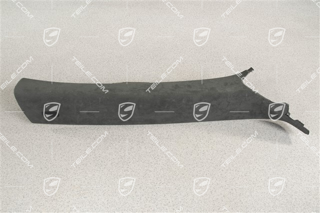 Tapicerka słupka-A, Alcantara, Czarna, R