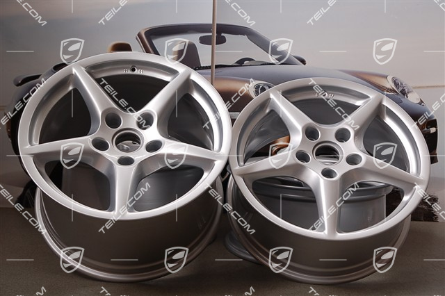 18" Komplet felg Carrera III, 8J x 18 ET57 + 11J x 18 ET51, C4 / C4S 18" Komplet felg Carrera III, 8J x 18 ET57 + 11J x 18 ET51, C4 / C4S