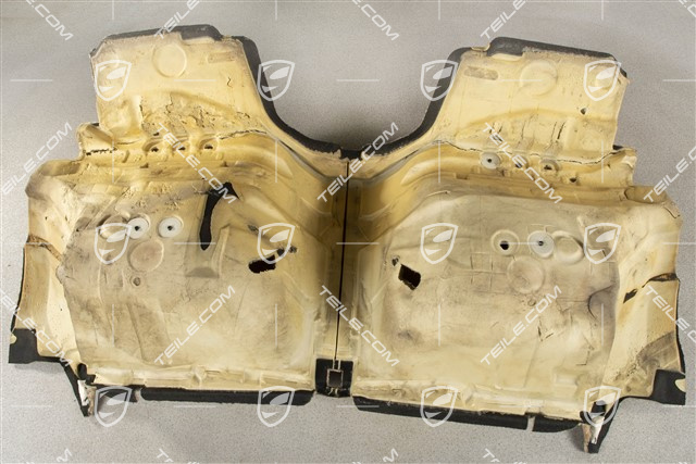 Coupe / Targa, Sitzmulde, Klebeteppich, Sandbeige