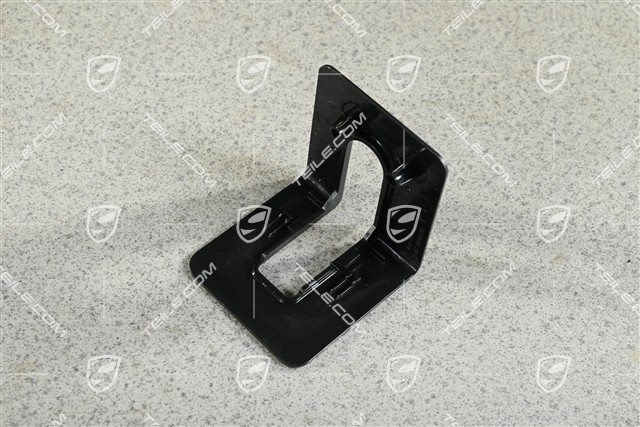 Abdeckblende / Abdeckung, Verriegelungshebel / Lehnensperrhebel für die Rücksitzlehne, Schwarz, R