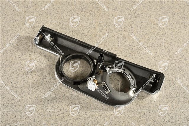 Zierleiste für Schalttafelverkleidung, Zündanlassschalter, Galvanosilber RHD