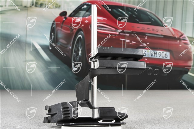 Air guide / duct, black matte, lower, R