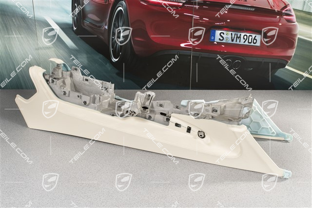 Mittelkonsole, Leder, Crema