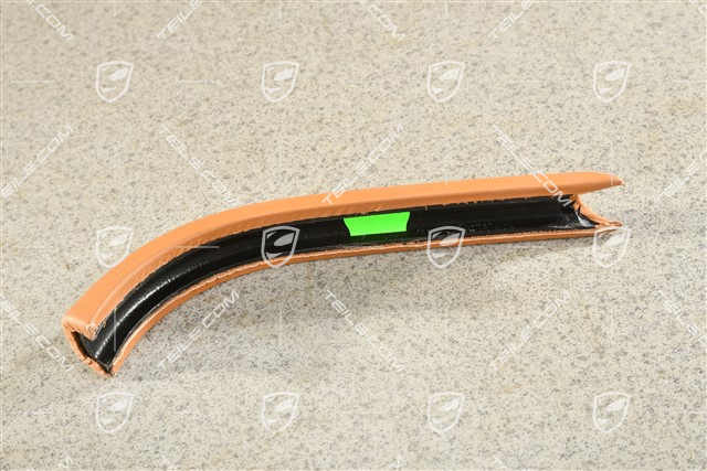 Handbremshebel Blende, Leder, Braun / Natur