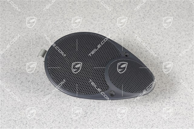 Głośnik, niebieski, Cabrio, tylny, L