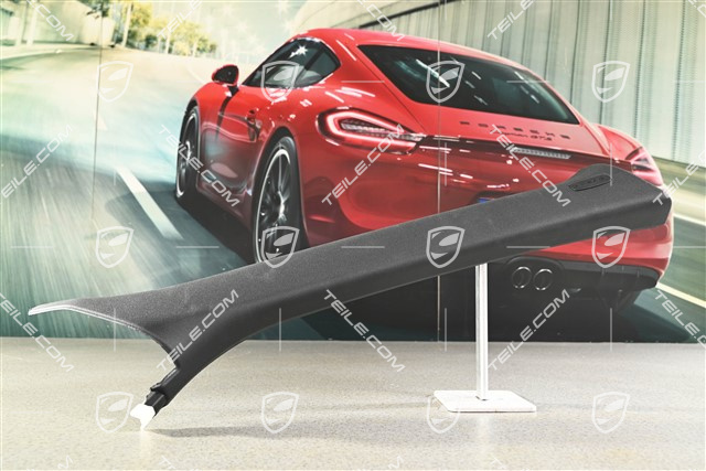 Tapicerka słupka A, Czarna, R