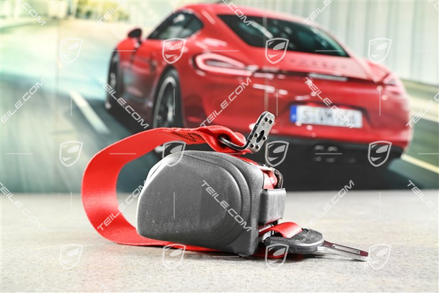 Cabriolet / Targa, Sicherheitsgurt, Indischrot, R