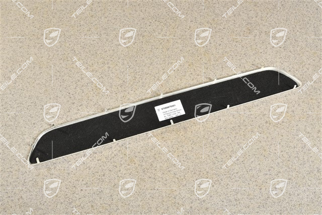 Blende, Einstiegleiste, Vorne, Aluminium-gebürstet, Panamera 4S, L=R