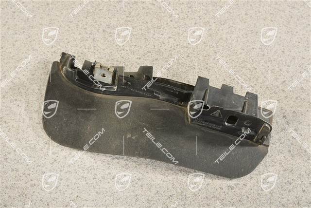 Listwa gumowa, zaślepka, tylna, czarna, R