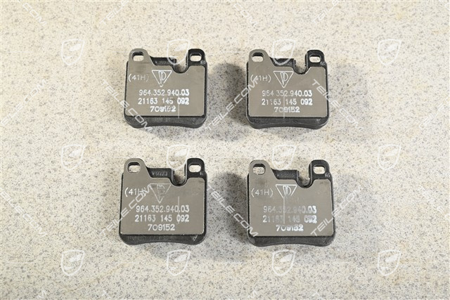 Bremsbelag, HA, C2, L+R