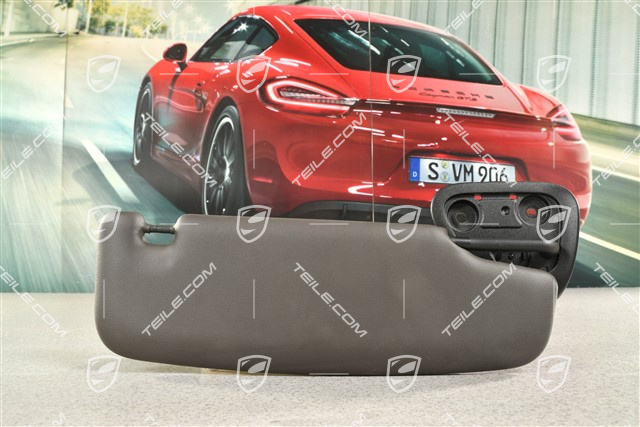 Sonnenblende, mit Spiegel, Achatgrau, Cabrio / Targa, L