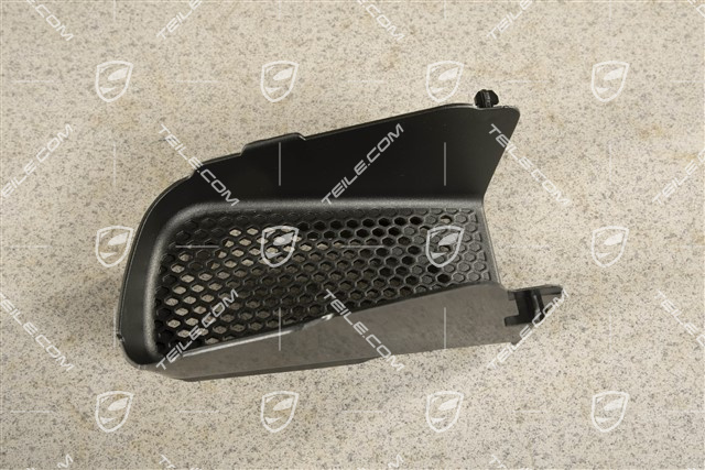 Prowadnica powietrza, czarna, L