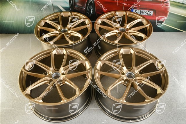 22" komplet felg GT, felgi 10,5J x 22 ET49 + 11,5J x 22 ET52, Neodyme