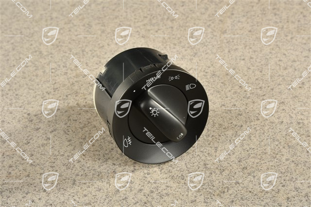 Headlight / light control switch, Daytime driving lights, black matte
