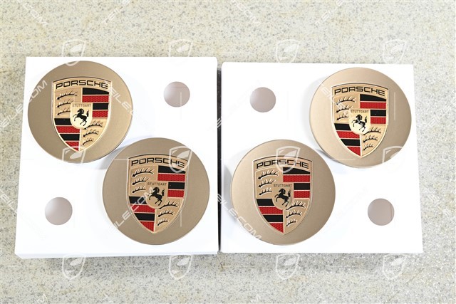 Radzierdeckel Satz, Neodyme, Wappen farbig, für Exclusive / Sport Design Felgen