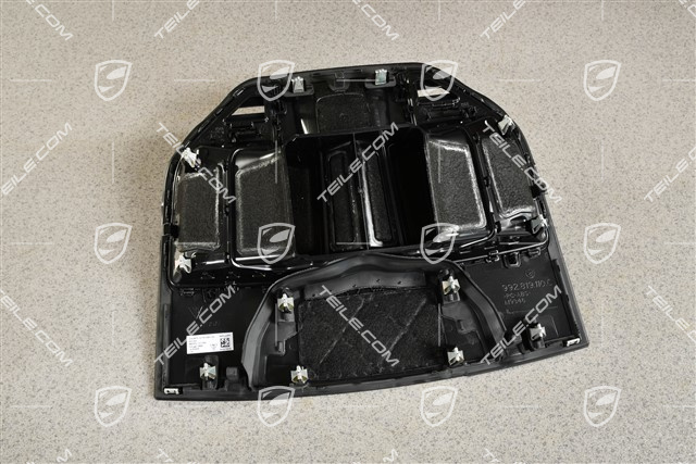 Cover trim, centre, Upper, Sport Chrono, Black