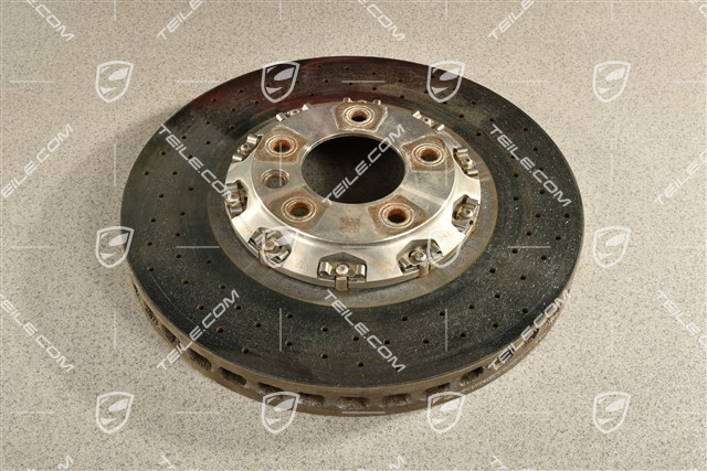 Brake disc, PCCB, 19-inch, yellow calliper, R