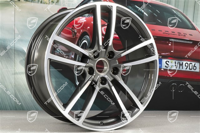 21-inch wheel rim set Cayenne Turbo, 11J x 21 ET58 + 9,5J x 21 ET46