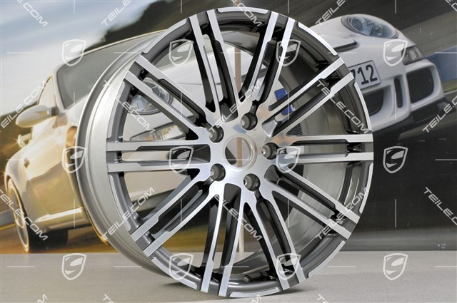 21" Felgensatz Turbo III, Facelift, 10J x 21 ET50, Titan