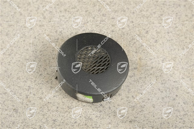 Rosette, Temperaturfühler, Leder, Schwarz