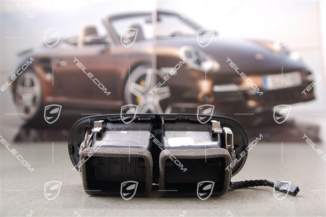 Mitteldüse, lackiert, schwarz