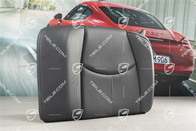 Oparcie tylne, Coupe/Targa, Skóra, Czarne, L