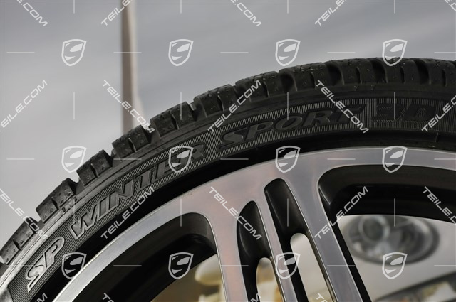 19-inch winter wheel set Turbo (4 wheels + 4 tyres),8,5J x 19 ET56 + 11J x 19 ET51, 235/35R19 + 295/30R19, with TPM