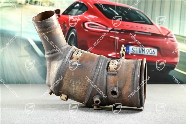 Integrated catalytic converter, with GPF, cyl. 4-6, L