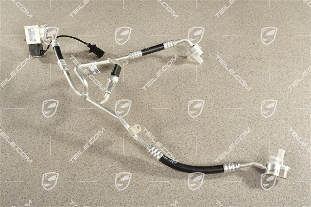 Przewód ciśnieniowy, Skraplacz - zawór rozprężny