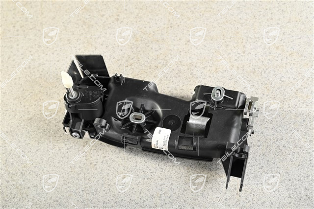 Halter Türaussengriff mit Schliesszylinder, L