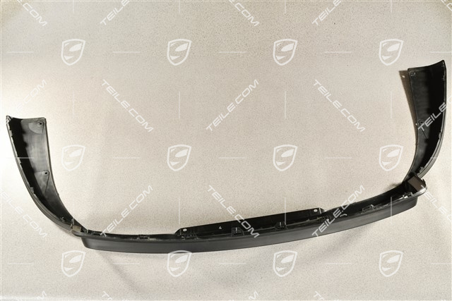 Turbo, Rear bumper lower cover / diffuser, Black matte