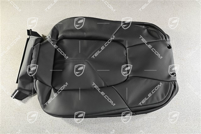 Front seat, Backrest cover, Black Leather Comfort seat, Vented / heated seats, L