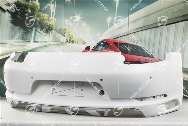 Stoßstange hinten, C2/C2S, ohne Sportabgasanlage, mit Löcher für Einparkhilfe und Rückfahrkamera