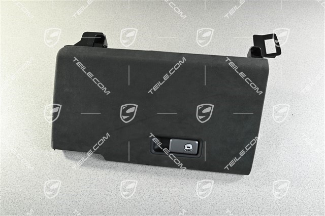 Glove compartment, damaged Alcantara