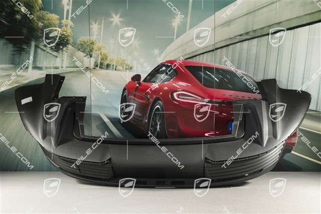 Stossfänger  hinten, Spoiler Blende / Unterteil, mit Löcher für Rückfahrkamera