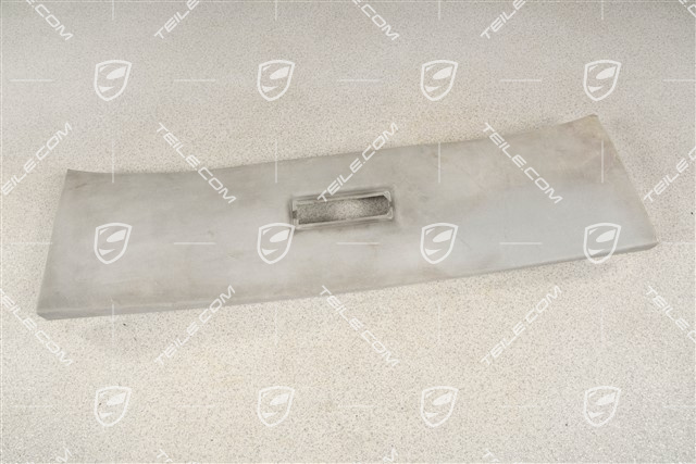 Abschlussleiste, hinten, Stoff, Stahlgrau