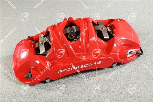 GT3, Front axle brake calliper, Red, L