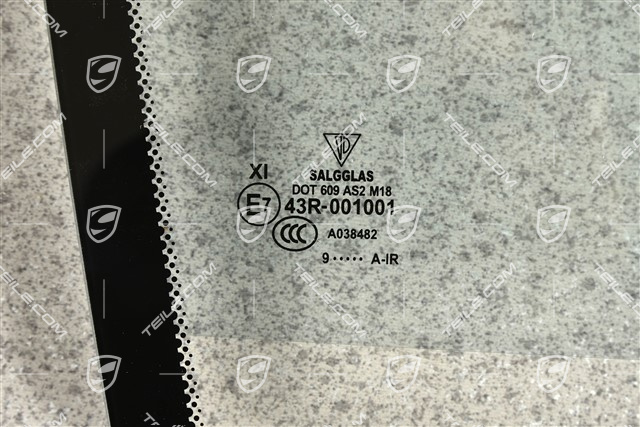 Hintertür, Seitenscheibe, Langer Radstand / Executive, Wärmedämmglas Klar, R