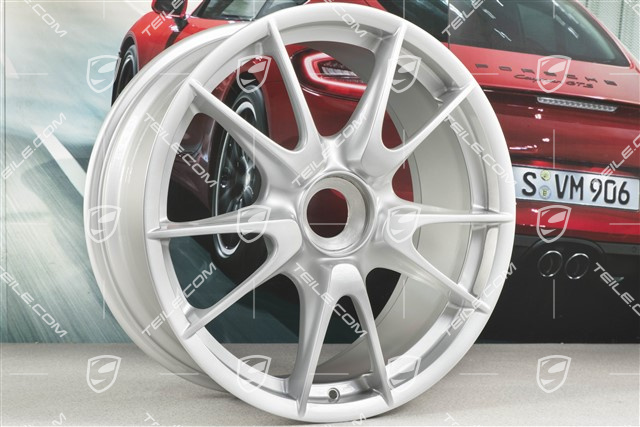 19-inch GT3 wheel, central locking, 8,5J x 19 ET53, silver