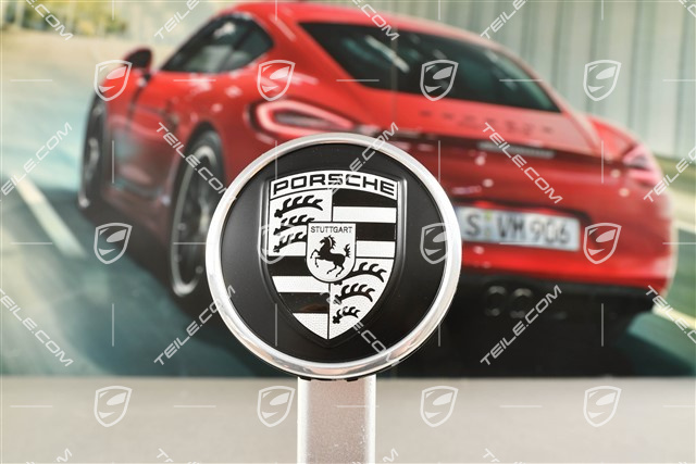 Dekielek koła, czarny satynowy półmat