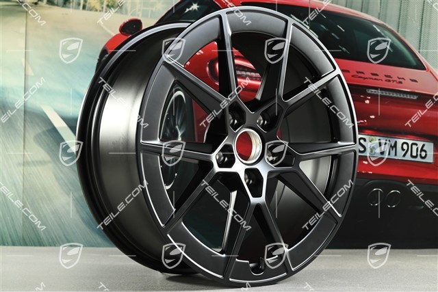 20" Felga Carrera S, 8,5J x 20 ET50, czarny satynowy półmat