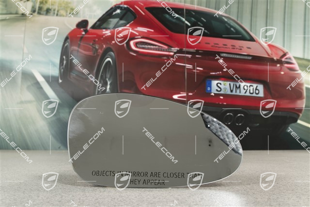 Szkło lusterka drzwi, wypukłe, R