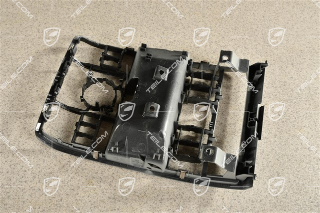 Ramka lampki / konsoli w podsufitce, Stalowy szary