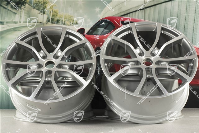 21" Komplet felg Cayenne Exclusive Design, 11J x 21 ET49 + 9,5J x 21 ET46, do Cayenne Coupé,