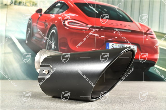 Exhaust system tail pipe, black, outer,  GTS, L