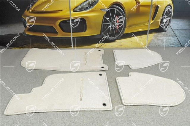 Fussmatten Satz, Rechtslenker Ausführung / UK-version, Lichtgrau