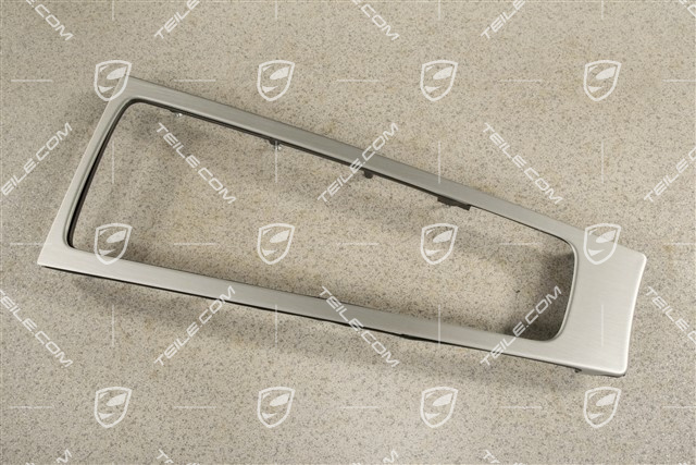 Blenda ozdobna konsoli środkowej, Aluminium szczotkowane