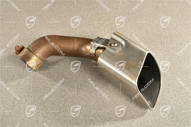 Turbo, exhaust system tail pipe, outer, L