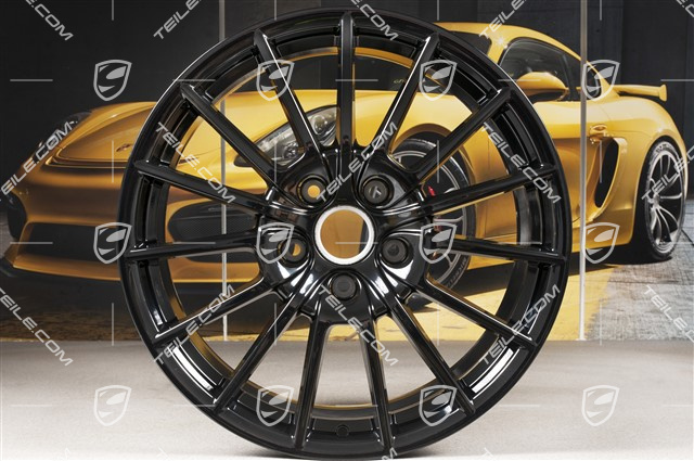 20" felga Panamera Sport, 9,5J x 20 ET65, czarny połysk