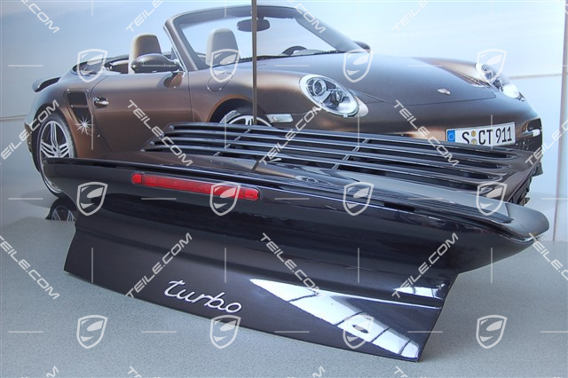 Turbo engine lid, incl. rear spoiler, complete